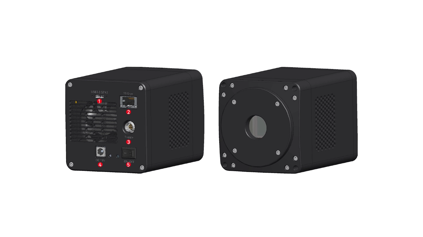 阿秒科技UVISI064BU10G相机USB3.2和10GigE接口细节